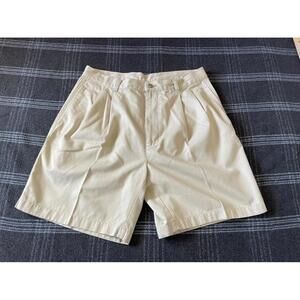 Ahead Authentics Mens 34 Tan Chino Shorts Golf Casual Urban Streetwear